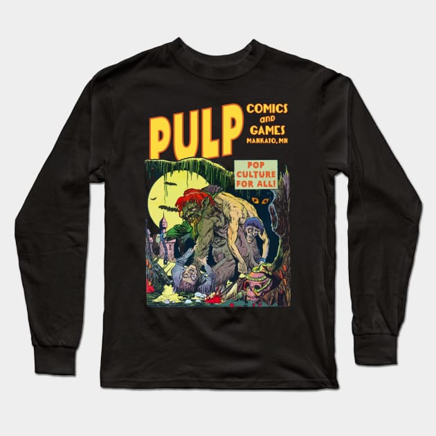 Pulp Swamp Monster Long Sleeve T-Shirt by PULP Comics and Games